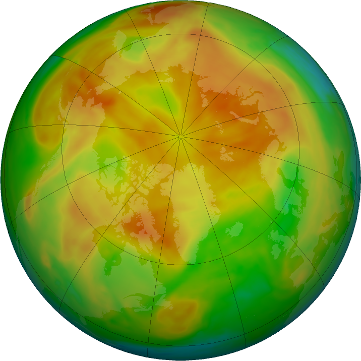 Arctic ozone map for 02 May 2022